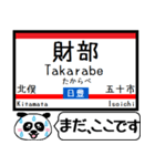 九州日豊線(鹿児島-宮崎) 今まだこの駅です（個別スタンプ：15）