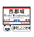 九州日豊線(鹿児島-宮崎) 今まだこの駅です（個別スタンプ：17）