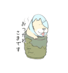 エリザベスカラーわんこ（個別スタンプ：6）