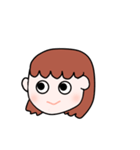 日常的に使える！ボブの女の子のスタンプ！（個別スタンプ：4）