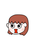 日常的に使える！ボブの女の子のスタンプ！（個別スタンプ：9）