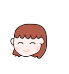 日常的に使える！ボブの女の子のスタンプ！（個別スタンプ：10）