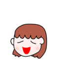 日常的に使える！ボブの女の子のスタンプ！（個別スタンプ：13）