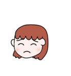 日常的に使える！ボブの女の子のスタンプ！（個別スタンプ：14）