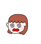 日常的に使える！ボブの女の子のスタンプ！（個別スタンプ：15）