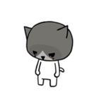無口な猫。（個別スタンプ：1）
