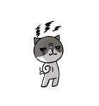 無口な猫。（個別スタンプ：5）