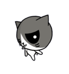 無口な猫。（個別スタンプ：6）