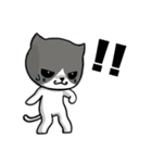 無口な猫。（個別スタンプ：15）