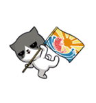 無口な猫。（個別スタンプ：18）