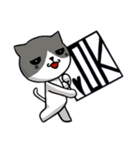 無口な猫。（個別スタンプ：20）