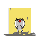 無口な猫。（個別スタンプ：40）