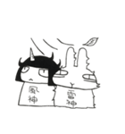無関心ウサギと愉快な仲間（個別スタンプ：20）