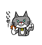 明るい時の目のネコ（個別スタンプ：2）
