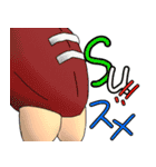 ラグビーだよ！さつまいも之助！（個別スタンプ：6）