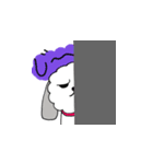 白いイッヌ（個別スタンプ：7）