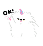 FLUFFY -The Unicorn Cat-（個別スタンプ：3）