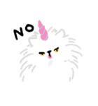 FLUFFY -The Unicorn Cat-（個別スタンプ：4）