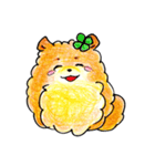 ぽわぽわ！ポメちゃん（個別スタンプ：14）
