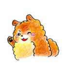 ぽわぽわ！ポメちゃん（個別スタンプ：16）