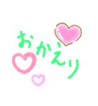 手描きの日常で使う言葉！（個別スタンプ：4）