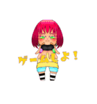 ゆる女の子スタンプ（個別スタンプ：8）