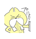お酒呑むよ！おひげのねこちゃん（個別スタンプ：2）