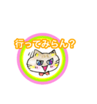 まーたん 九州熊本弁 ビビりツリ目ネコ（個別スタンプ：7）