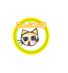 まーたん 九州熊本弁 ビビりツリ目ネコ（個別スタンプ：14）