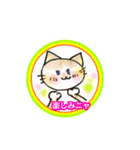 まーたん 九州熊本弁 ビビりツリ目ネコ（個別スタンプ：27）