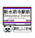 九州熊本 熊本市電 今まだこの駅です！（個別スタンプ：16）