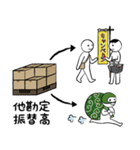 えかモくんの勘定絵科目7 ～損益追録編（個別スタンプ：3）