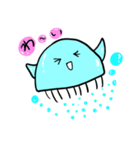ゆるーいクラゲのくらくら（個別スタンプ：4）
