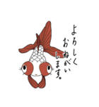 ❤︎レディ金魚スタンプ❤︎（個別スタンプ：2）