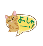 吹き出しねこスタンプ（個別スタンプ：9）