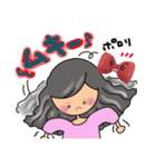 グレイヘア変身みりこちゃん[ママ役に挑戦]（個別スタンプ：32）