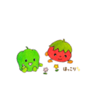 トマトくんとピーマンちゃん（個別スタンプ：5）