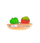 トマトくんとピーマンちゃん（個別スタンプ：13）