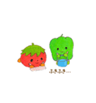 トマトくんとピーマンちゃん（個別スタンプ：35）