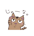 ゆるい茶毛猫（個別スタンプ：4）