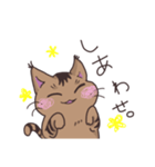 ゆるい茶毛猫（個別スタンプ：22）