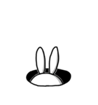 あまり表情が変わらないうさぎさん（個別スタンプ：22）