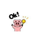 ブタのマイキー（個別スタンプ：6）