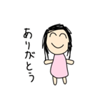 ワンピの女の子（個別スタンプ：3）