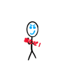 棒人間の弟（個別スタンプ：16）