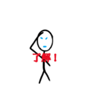 棒人間の弟（個別スタンプ：19）