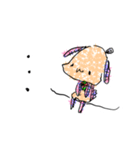 骨ぐるみたち。らくがきver.（個別スタンプ：2）