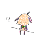 骨ぐるみたち。らくがきver.（個別スタンプ：3）