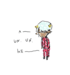 骨ぐるみたち。らくがきver.（個別スタンプ：8）