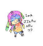 骨ぐるみたち。らくがきver.（個別スタンプ：21）